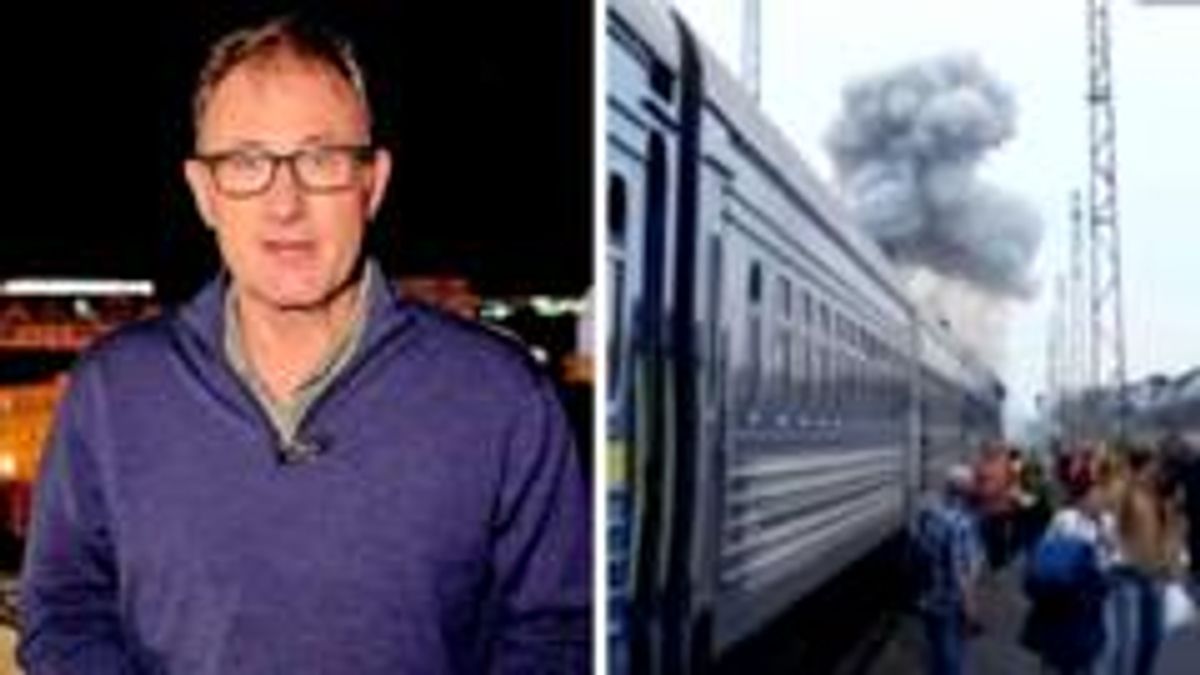 Russian Drone Strike on Train Near Ukraine-Poland Border After Johnson Visit